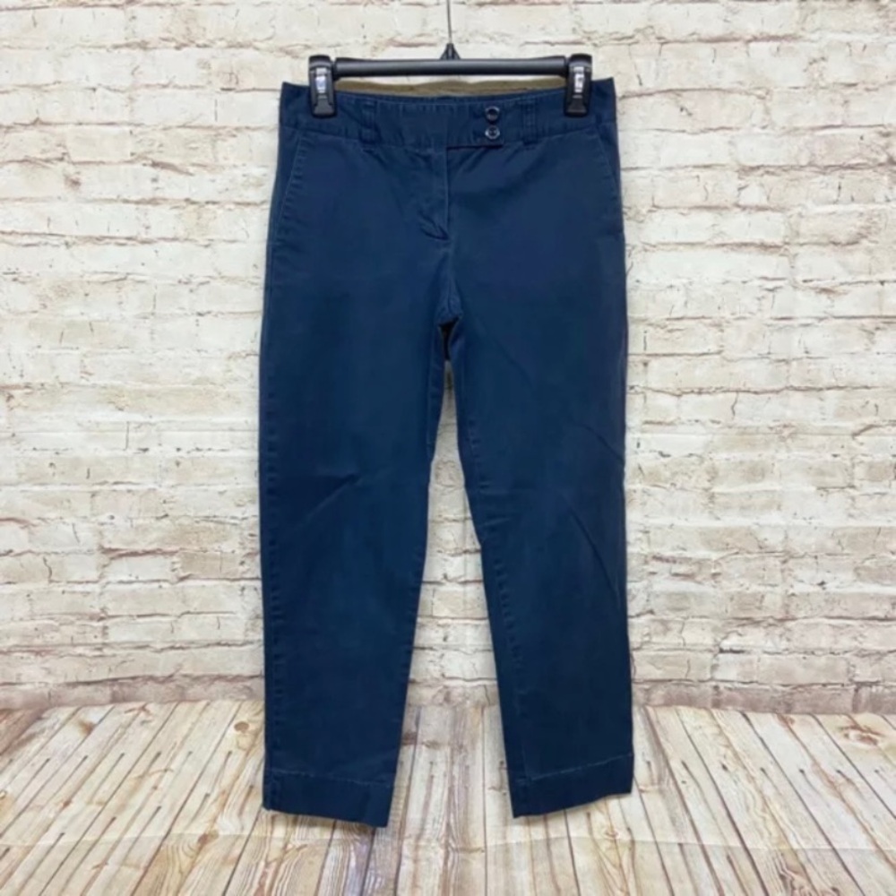 (3 Pair) Vineyard Vines Women Cropped Pants Size 0 Whale Straight Solid Red Blue - Picture 5 of 11
